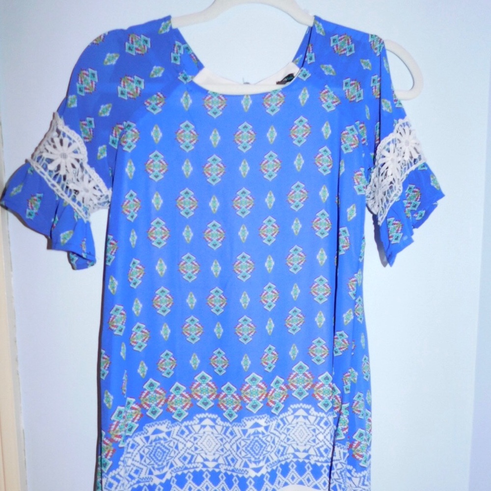Girls blue dress